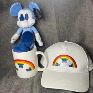 Disney Pride Collection Mug Hat & Mickey Mouse Gift Bundle